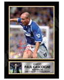 PAUL GASCOIGNE 2 Limited Edition Football Player Signed Print - Football