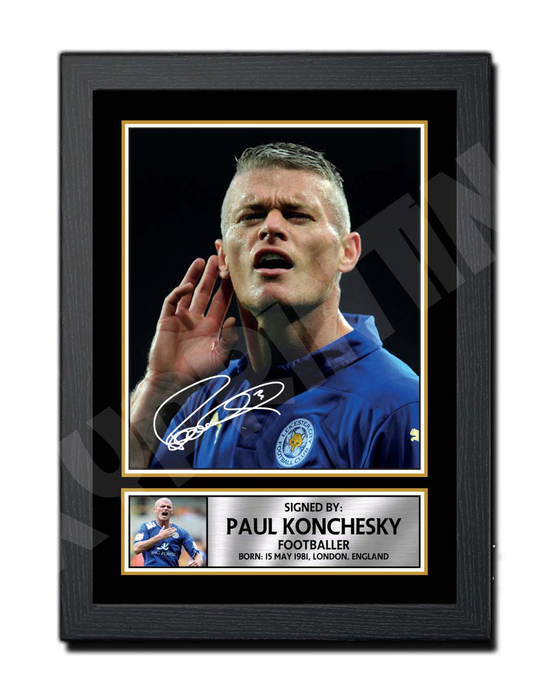 PAUL KONCHESKY 2 Limited Edition Football Player Signed Print - Football