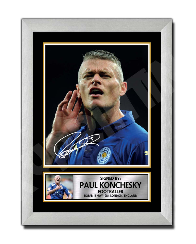 PAUL KONCHESKY 2 Limited Edition Football Player Signed Print - Football