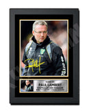 PAUL LAMBERT Limited Edition Football Player Signed Print - Football
