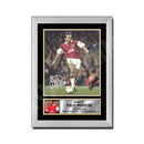 PAUL MERSON 2 Limited Edition Football Player Signed Print - Football
