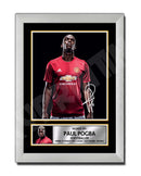PAUL POGBA (1) Limited Edition Football Player Signed Print - Football