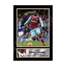 PEDRO OBIANG (1) Limited Edition Football Player Signed Print - Football