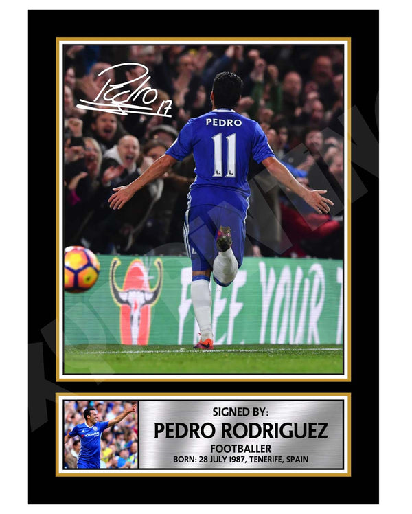 PEDRO RODRIGUEZ Football Player Printed Signature Print