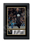 PEP GUARDIOLA 2 Limited Edition Football Player Signed Print - Football