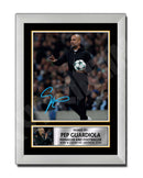 PEP GUARDIOLA 2 Limited Edition Football Player Signed Print - Football