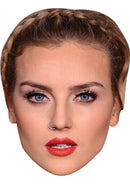 PERRIE EDWARDS JB - Music Star Fancy Dress Cardboard Celebrity Party Face Mask