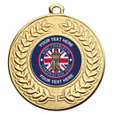 PERSONALISED CONTOUR CORONATION LOGO MEDAL 50MM