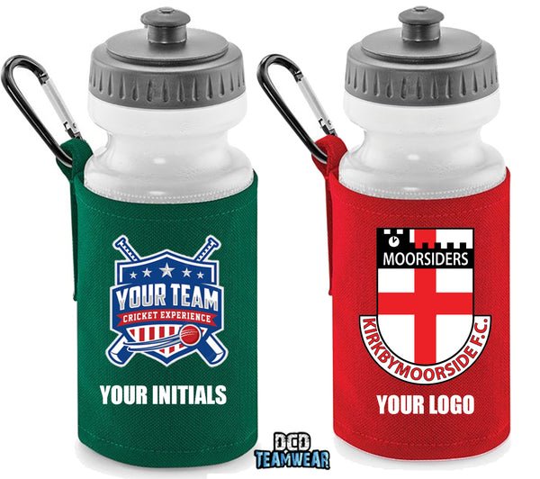 Personalised Any Name and Logo QD440 Water Bottle and Holder