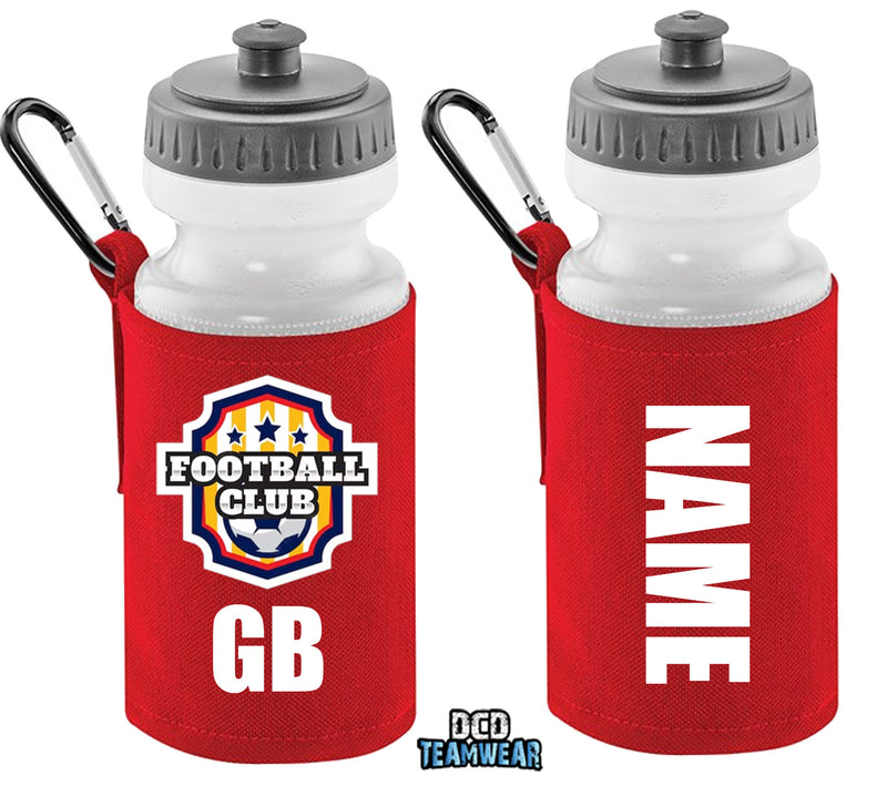 Personalised Custom Logo and Text QD440 Water Bottle and Holder