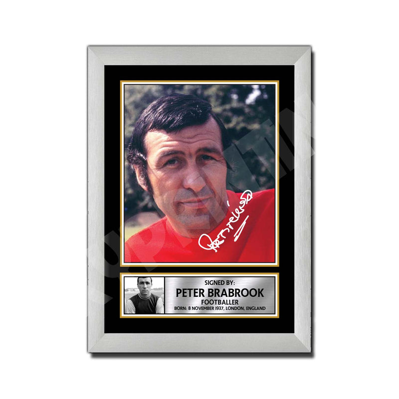 PETER BRABROOK 2 Limited Edition Football Player Signed Print - Football