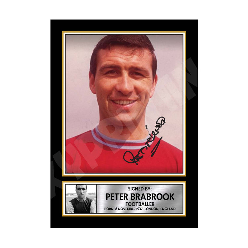 PETER BRABROOK (1) Limited Edition Football Player Signed Print - Football