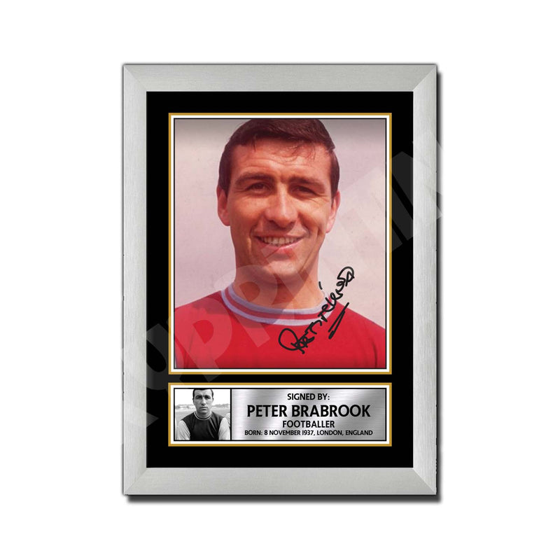 PETER BRABROOK (1) Limited Edition Football Player Signed Print - Football