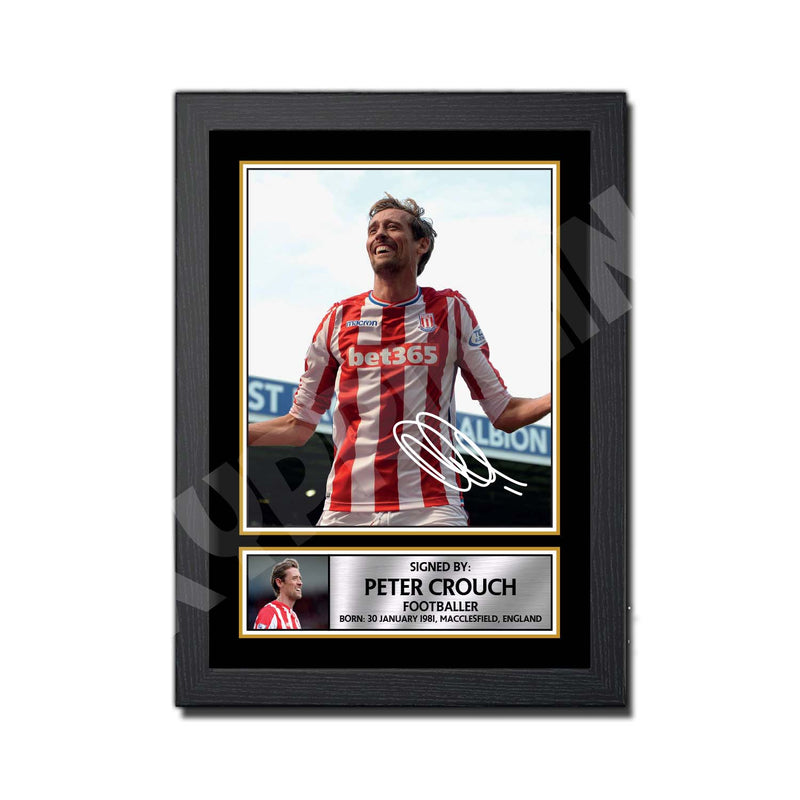 PETER CROUCH (1) Limited Edition Football Player Signed Print - Football