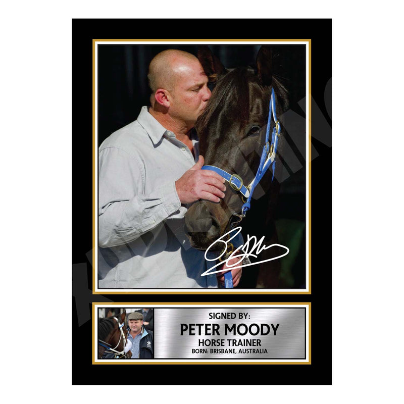 PETER MOODY Limited Edition Horse Racer Signed Print - Horse Racing