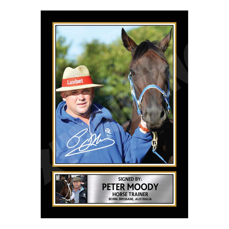 PETER MOODY 2 Limited Edition Horse Racer Signed Print - Horse Racing