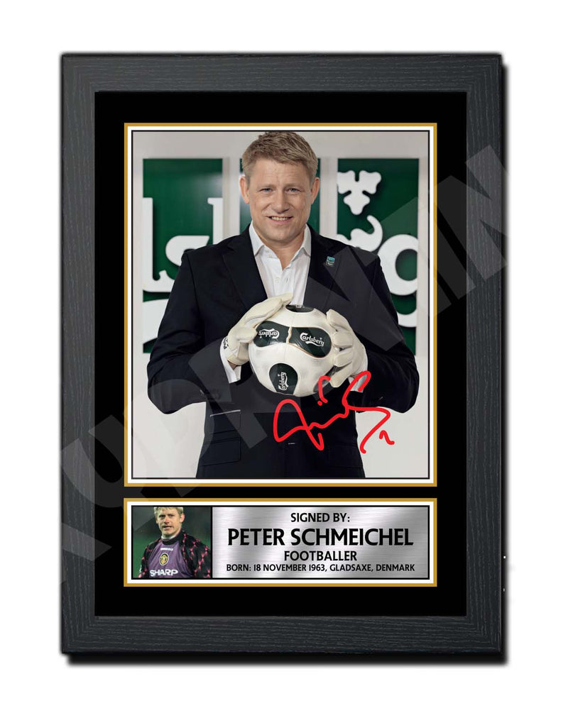 PETER SCHMEICHEL 2 Limited Edition Football Player Signed Print - Football