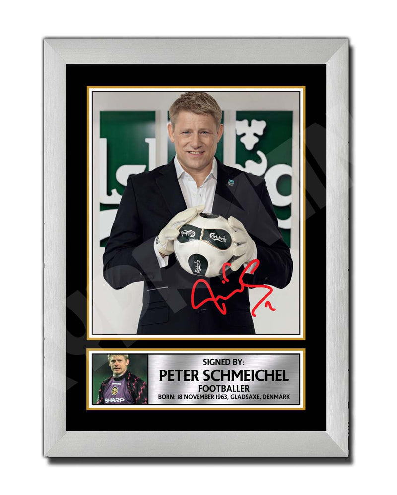 PETER SCHMEICHEL 2 Limited Edition Football Player Signed Print - Football
