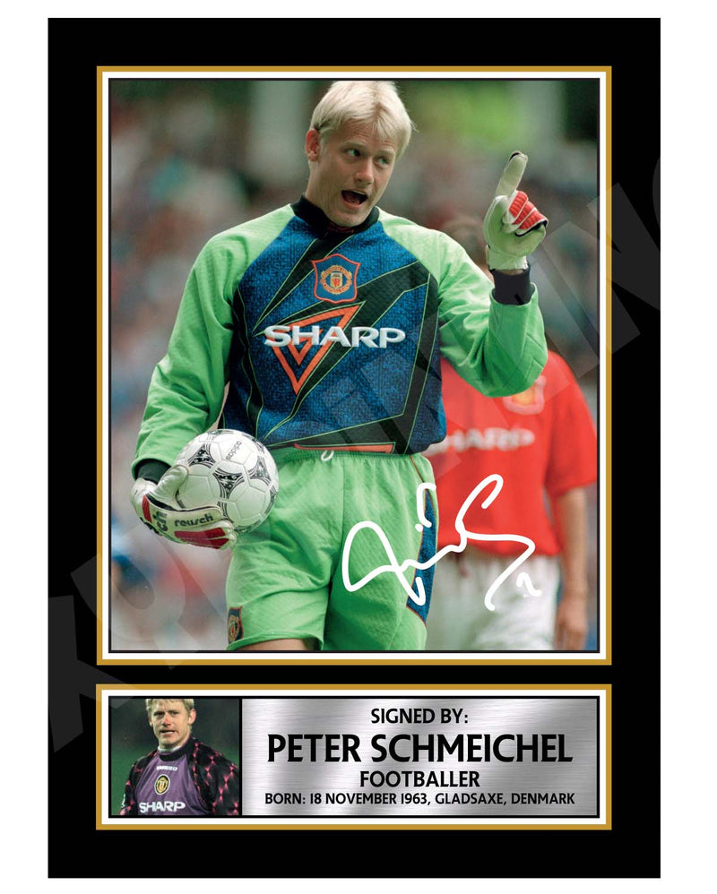 PETER SCHMEICHEL (1) Limited Edition Football Player Signed Print - Football