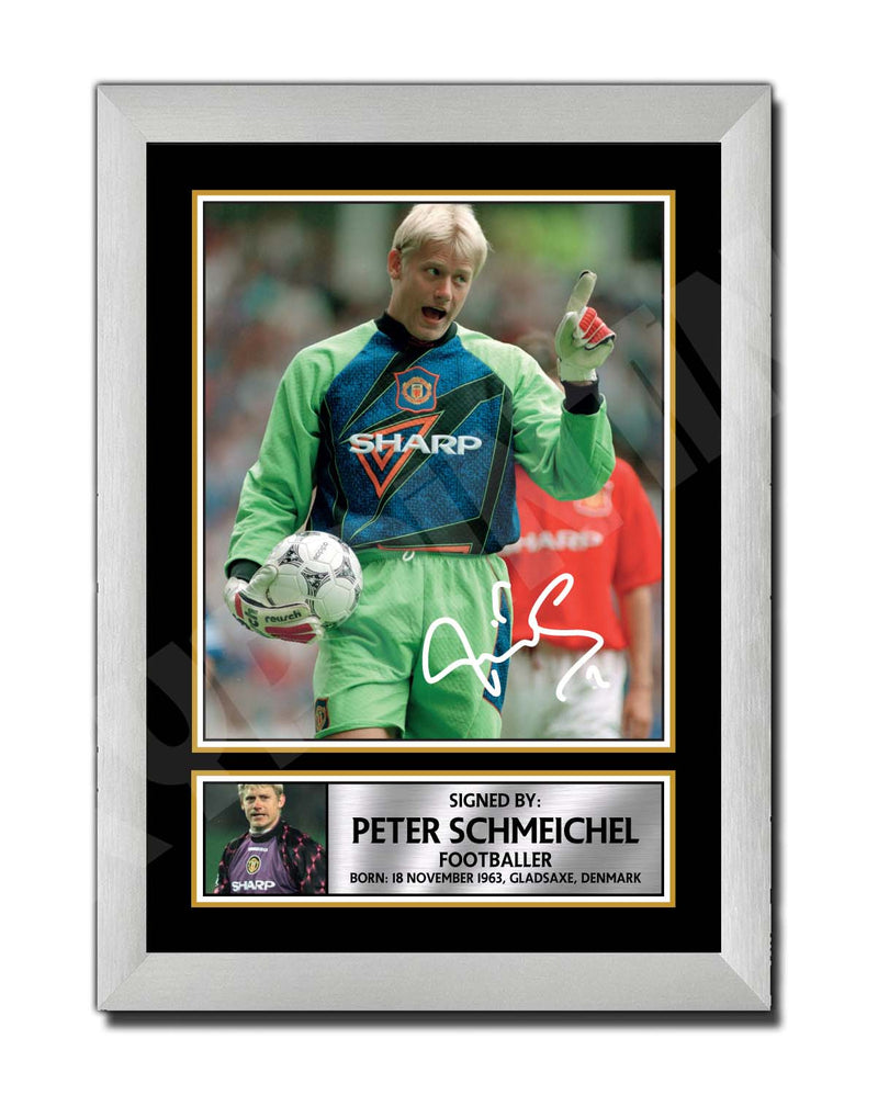 PETER SCHMEICHEL (1) Limited Edition Football Player Signed Print - Football