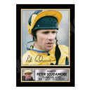 PETER SCUDAMORE Limited Edition Horse Racer Signed Print - Horse Racing