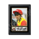 PETER SCUDAMORE 2 Limited Edition Horse Racer Signed Print - Horse Racing