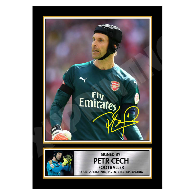 PETR CECH 2 Limited Edition Football Player Signed Print - Football