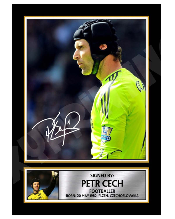 PETR CECH CHELSEA 2 Football Player Printed Signature Print