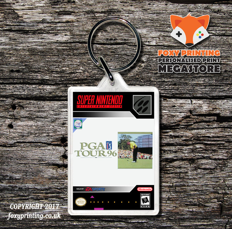 PGA Tour 96 Game Inspired Retro Gaming Keyring