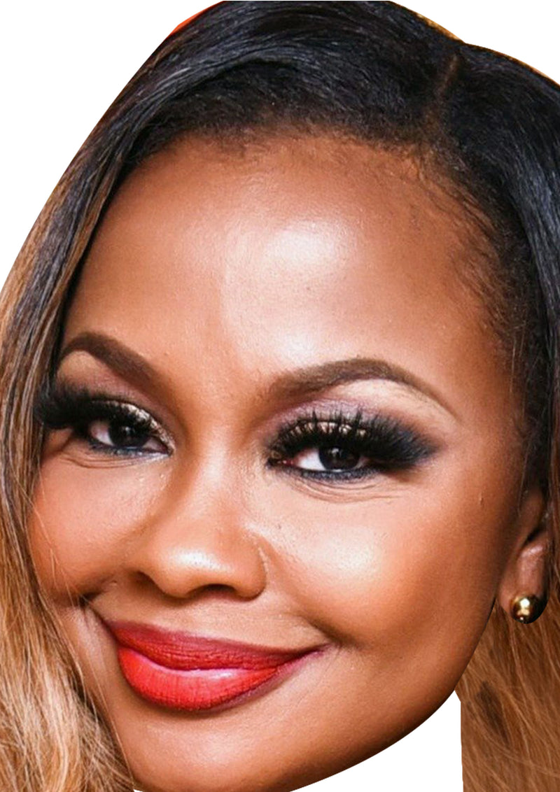 Phaedra Parks Real House Wives 2020 Dress Cardboard Celebrity Party Face Mask