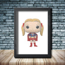 Personalised Pheobe Word Art Poster Print - Inspired By Pop Figures