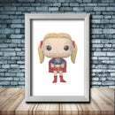 Personalised Pheobe Word Art Poster Print - Inspired By Pop Figures