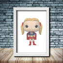 Personalised Pheobe Word Art Poster Print - Inspired By Pop Figures