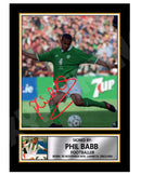 PHIL BABB Limited Edition Football Player Signed Print - Football