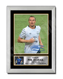 PHIL JAGIELKA Limited Edition Football Player Signed Print - Football