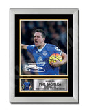 PHIL JAGIELKA 2 Limited Edition Football Player Signed Print - Football