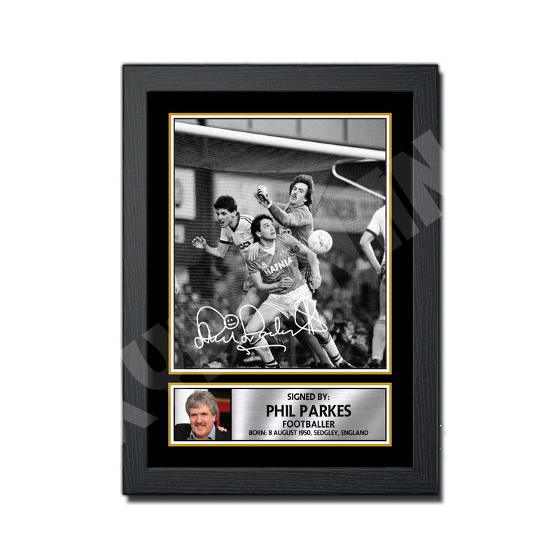 PHIL PARKES 2 Limited Edition Football Player Signed Print - Football