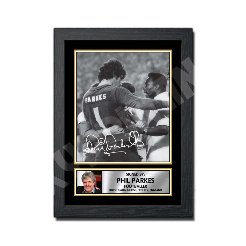 PHIL PARKES (1) Limited Edition Football Player Signed Print - Football