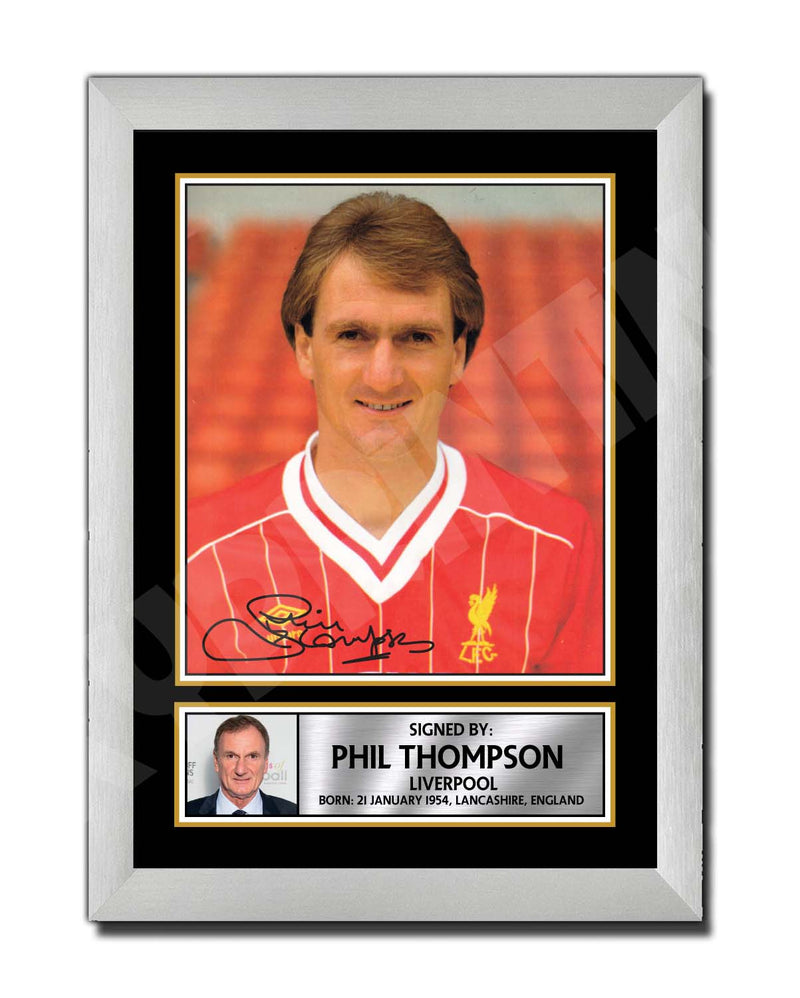 PHIL THOMPSON 1 Limited Edition Football Player Signed Print - Football
