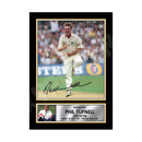 PHIL TUFNELL Limited Edition Cricketer Signed Print - Cricket Player