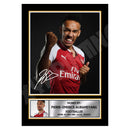PIERRE EMERICK AUBAMEYANG Limited Edition Football Player Signed Print - Football