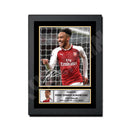 PIERRE EMERICK AUBAMEYANG 2 Limited Edition Football Player Signed Print - Football