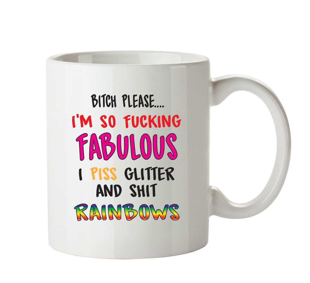 Piss Glitter And Shit Rainbows - Adult Mug – printed mug product image 1