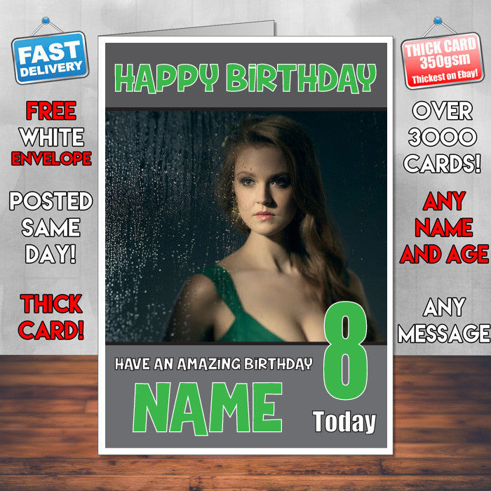 POISON IVY BM2 THEME INSPIRED Style PERSONALISED Kids Adult FUNNY Birthday Card