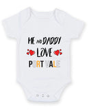 Me and Daddy Love PORT VALE Personalised FOOTBALL TEAM Baby Grow