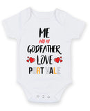 Me and My Godfather Love PORT VALE Personalised FOOTBALL TEAM Baby Grow