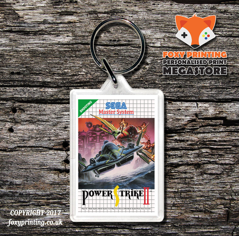 POWER STRIKE 2 - Sega Master System Keyring