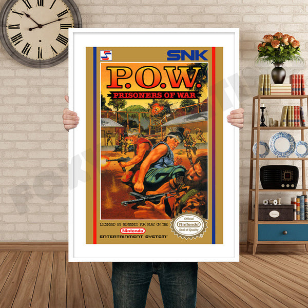 Pow Retro Game Inspired Theme Nintendo NES Gaming