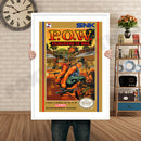 POW Retro GAME INSPIRED THEME Nintendo NES Gaming A4 A3 A2 Or A1 Poster Art 431