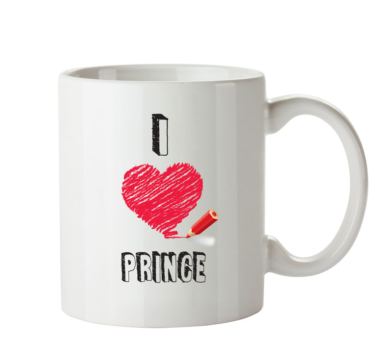 I Love PRINCE Celebrity Mug